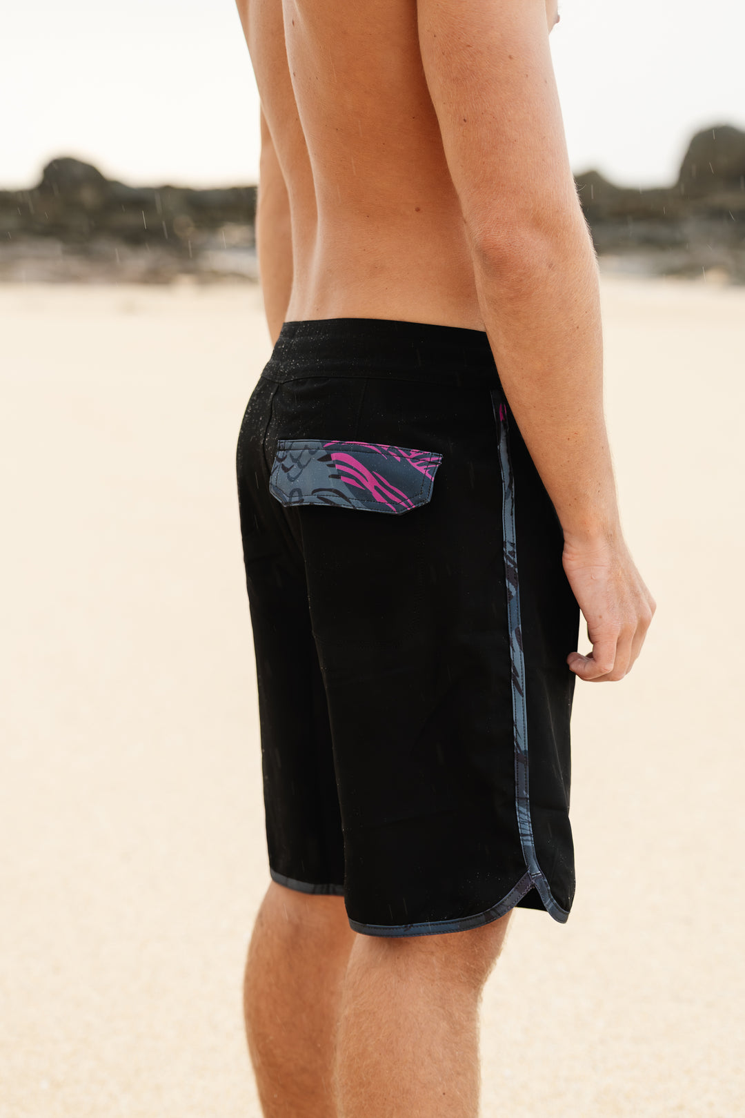 Pink Fishbone W1 Shorts