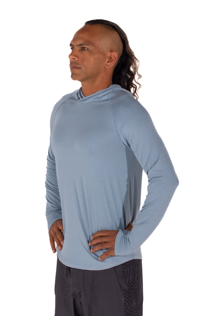 Mariner Blue Hooded Long Sleeve