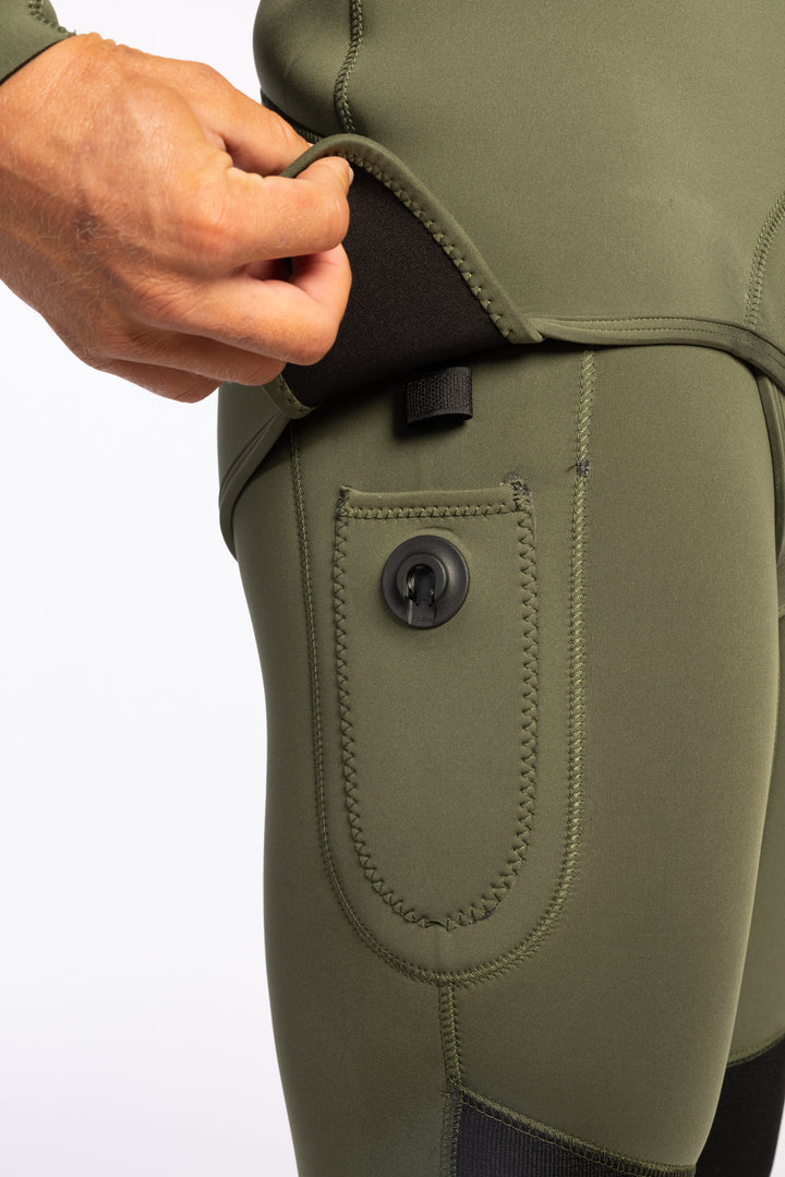 Men's Ranger Green Essentials Pro 5.0mm Wetsuit